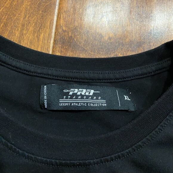 Pro Standard NBA Miami Heat Chenille Logo Embroidered Tee Black Men's Size XL - Picture 7 of 9